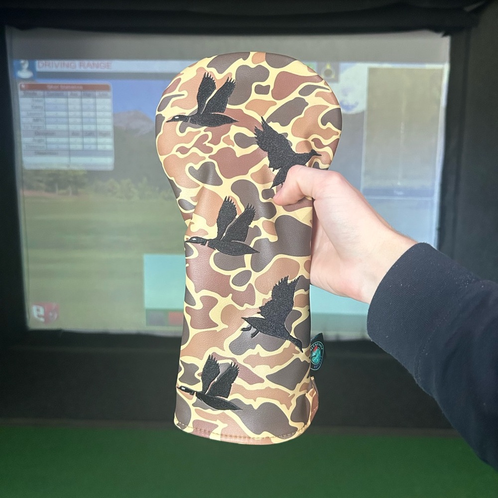 Duck hunter golf driver headcover